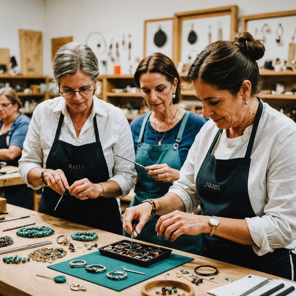Où participer à des ateliers de fabrication de bijoux en Espagne?