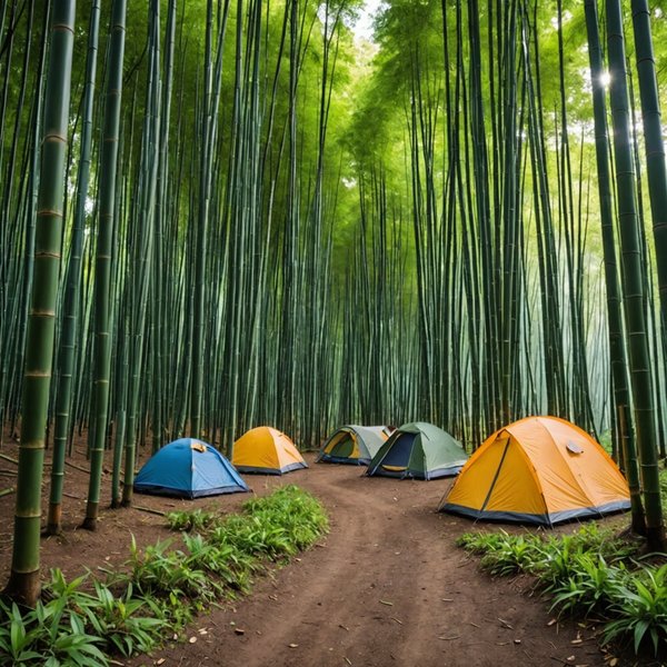 Comment organiser un camping pour une expédition de randonnée dans les forêts de bambous en Asie?